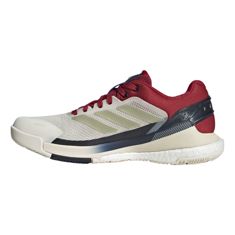 Chaussures de padel Femme Adidas Crazy Quick Boost Blanc/Rouge - Esprit Padel Shop