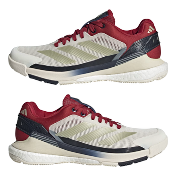 Chaussures de padel Femme Adidas Crazy Quick Boost Blanc/Rouge - Esprit Padel Shop