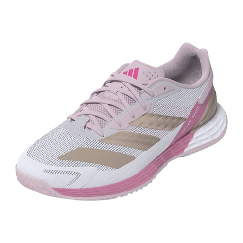Chaussures de padel Femme Adidas Defiant Speed 2 Blanc/Rose - Esprit Padel Shop