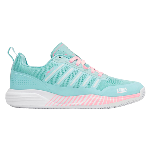 Chaussures de padel Femme K-Swiss Ultra Court Padel Bleu/Rose - Esprit Padel Shop
