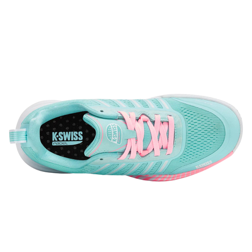 Chaussures de padel Femme K-Swiss Ultra Court Padel Bleu/Rose - Esprit Padel Shop