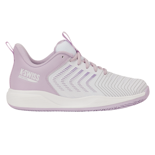 Chaussures de padel Femme K-Swiss Ultrashot Light Padel Blanc/Rose - Esprit Padel Shop