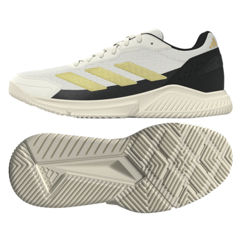 Chaussures de padel Homme Adidas Court Quick Beige/Gold - Esprit Padel Shop