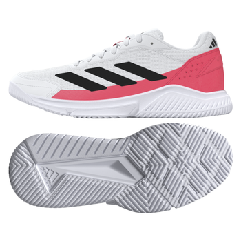 Chaussures de padel Homme Adidas Court Quick Blanc/Rose - Esprit Padel Shop