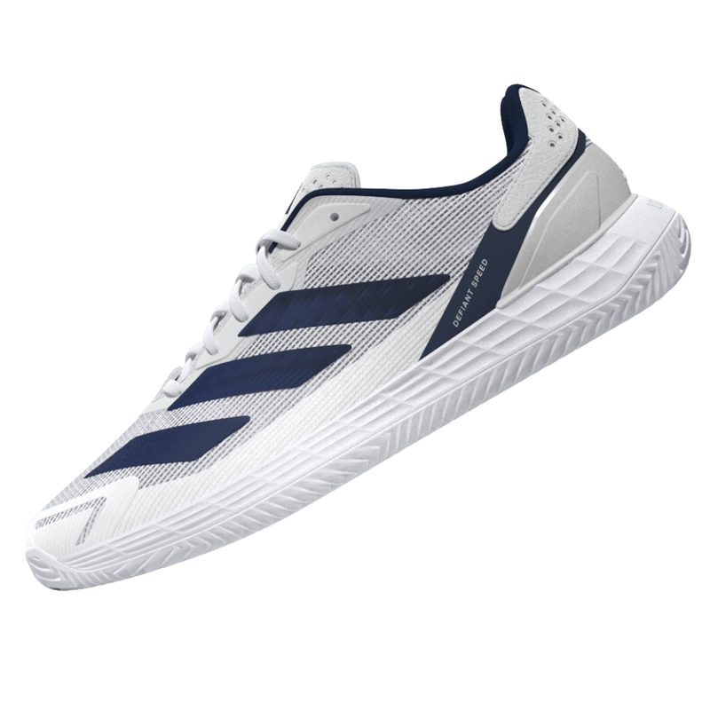 Chaussures de padel Homme Adidaq Defiant Speed 2 Clay Blanc/Bleu - Esprit Padel Shop