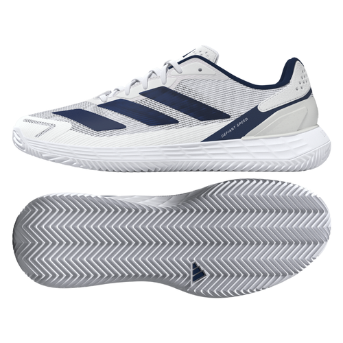 Chaussures de padel Homme Adidaq Defiant Speed 2 Clay Blanc/Bleu - Esprit Padel Shop