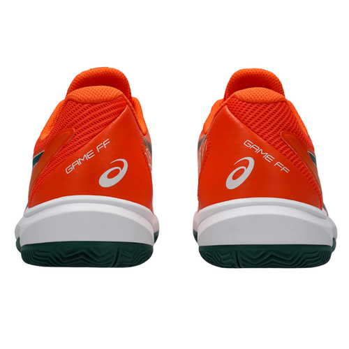 Chaussures de padel Homme Asics Game FF Padel Orange/Vert - Esprit Padel Shop