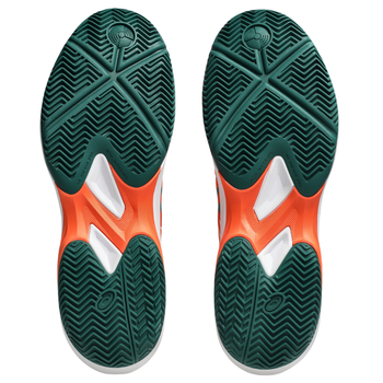 Chaussures de padel Homme Asics Game FF Padel Orange/Vert - Esprit Padel Shop