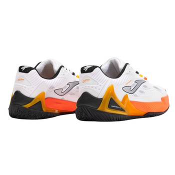 Chaussures de padel Homme Joma Open Men Blanc/Orange - Esprit Padel Shop