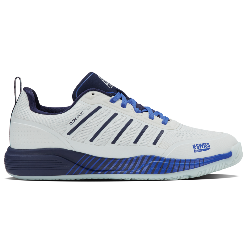 Chaussures de padel Homme K-Swiss Ultra Court Padel Blanc/Bleu - Esprit Padel Shop