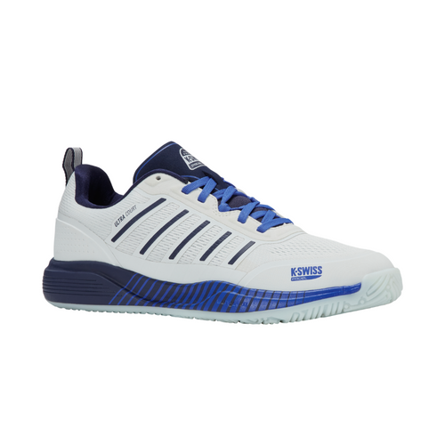 Chaussures de padel Homme K-Swiss Ultra Court Padel Blanc/Bleu - Esprit Padel Shop