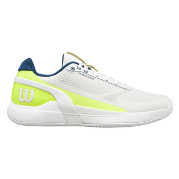 Chaussures de padel Homme Wilson Rush Pro 5 Padel Blanc/Jaune - Esprit Padel Shop