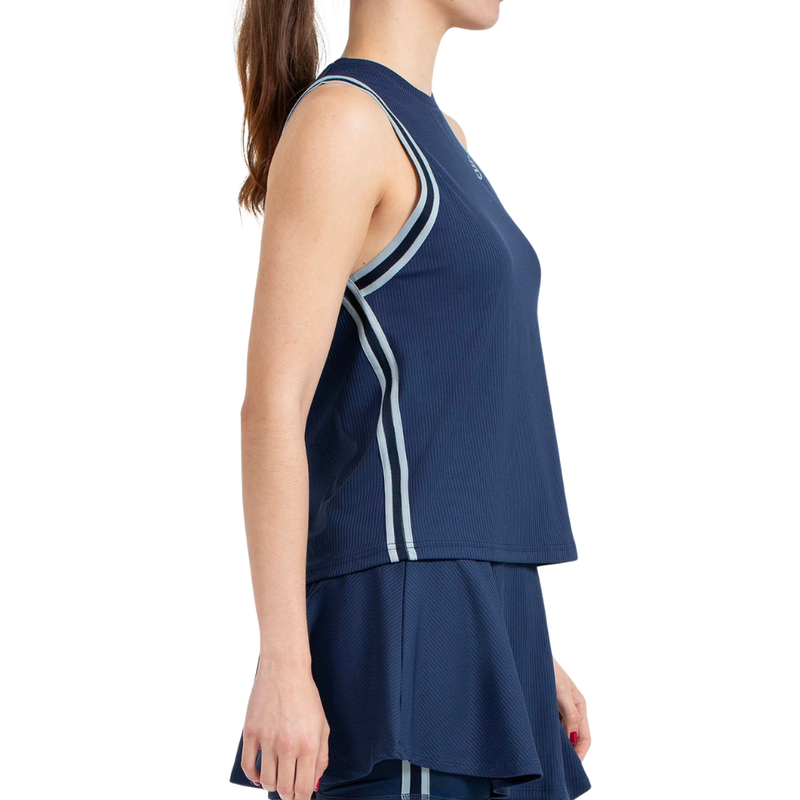 Débardeur Bullpadel Talava Bleu Marine Femme - Esprit Padel Shop