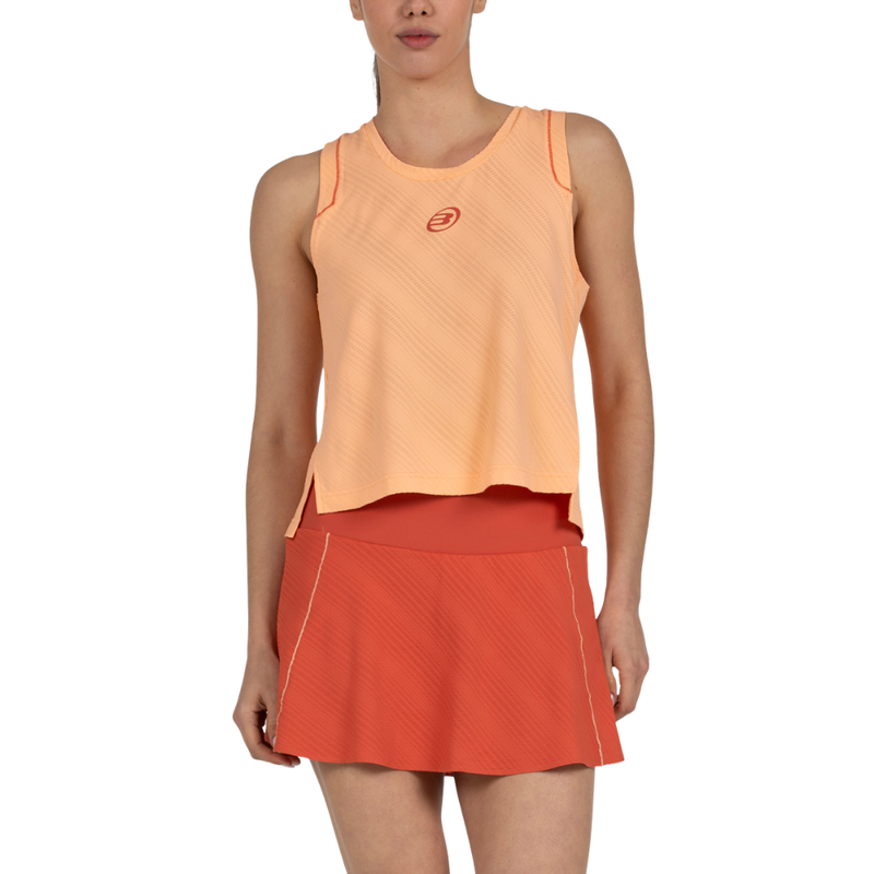 Canotta da donna Bullpadel Amalia arancione chiaro - Esprit Padel Negozio