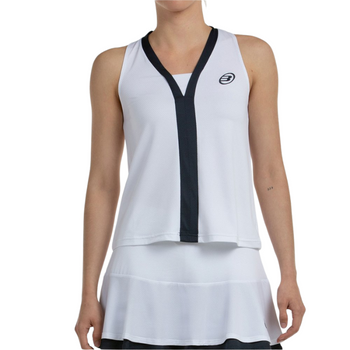 Camiseta de tirantes Bullpadel Talita Blanco Mujer - Esprit Padel Shop