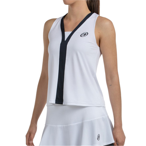 Camiseta de tirantes Bullpadel Talita Blanco Mujer - Esprit Padel Shop