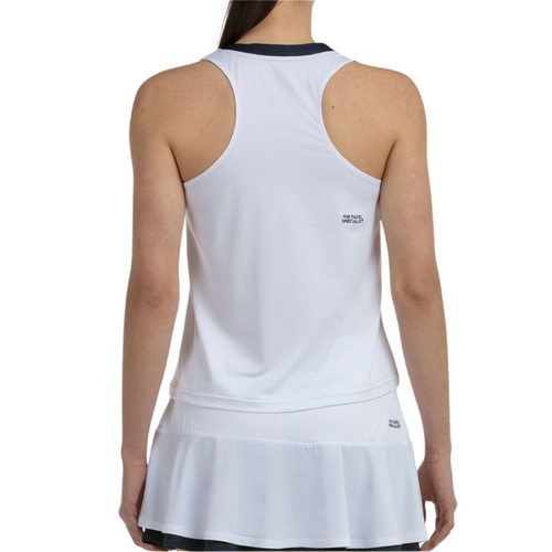Camiseta de tirantes Bullpadel Talita Blanco Mujer - Esprit Padel Shop