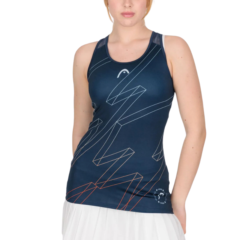 Débardeur Easy Court Débardeur HEAD Women Easy Court Tanktop White T-shirt Sport Femme Head Tennis