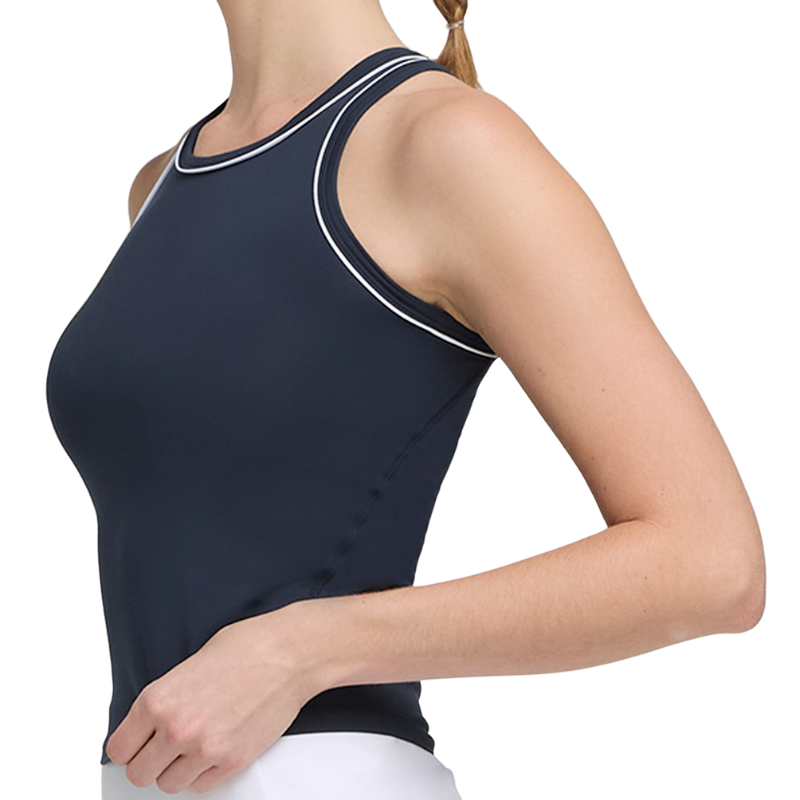 Débardeur Wilson Team Tank Bleu Marine Femme - Esprit Padel Shop