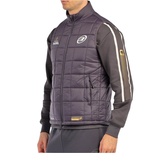 Doudoune sans manche Bullpadel Belio Noir - Esprit Padel Shop