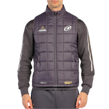 Doudoune sans manche Bullpadel Belio Noir - Esprit Padel Shop