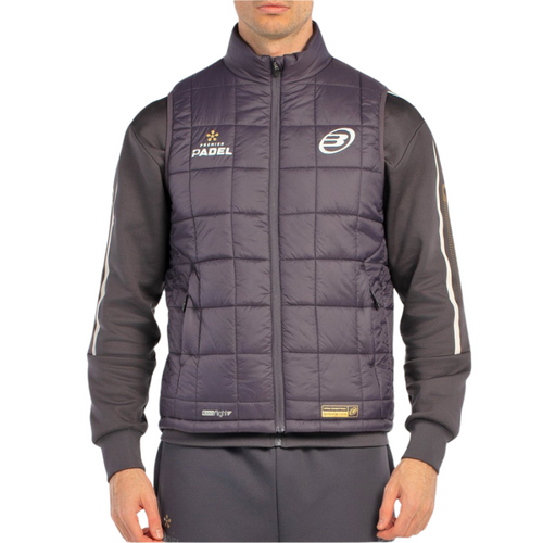 Doudoune sans manche Bullpadel Belio Noir - Esprit Padel Shop