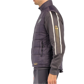 Doudoune sans manche Bullpadel Belio Noir - Esprit Padel Shop