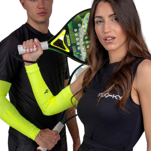 Manchette Floky No Strain Evolution Jaune - Esprit Padel Shop