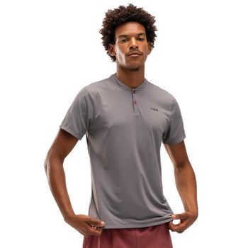 Polo Nox pro Regular Gris frontal - Esprit Padel Shop