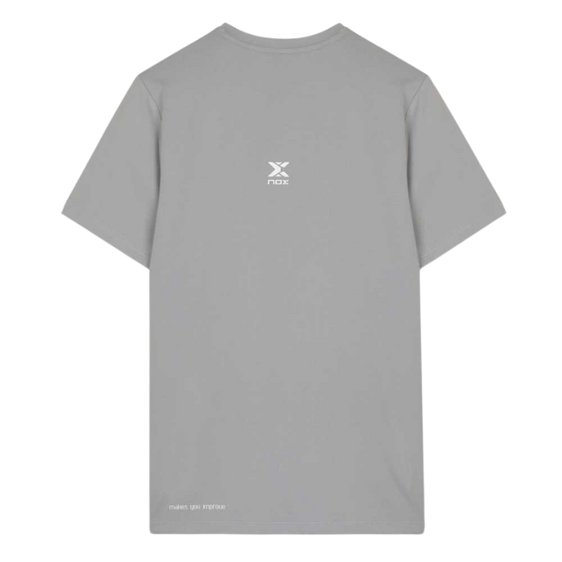 T-shirt Nox Team Regular Gris - Esprit Padel Shop