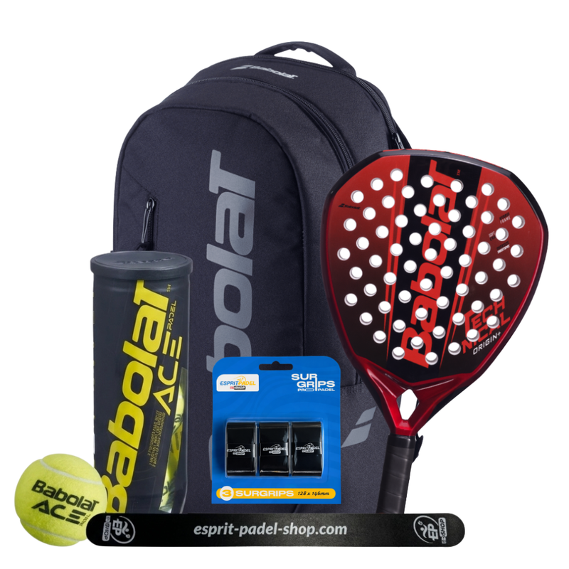 Pack Babolat principiante Technical Origin + 2026 - Esprit Padel Shop