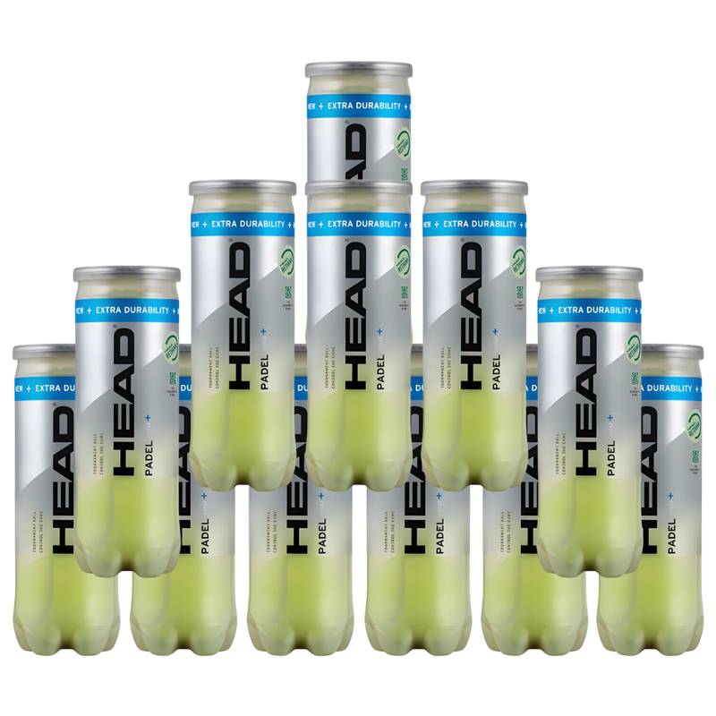 Pack de 12 tubes de balles Head Padel Pro+ - Esprit Padel Shop