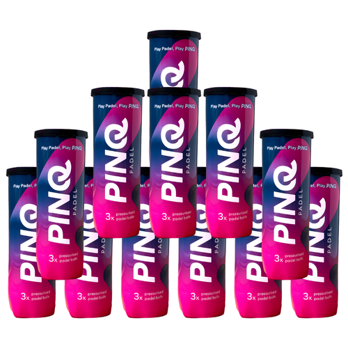 Pack de 12 tubes de balles Pinq Padel - Esprit Padel Shop