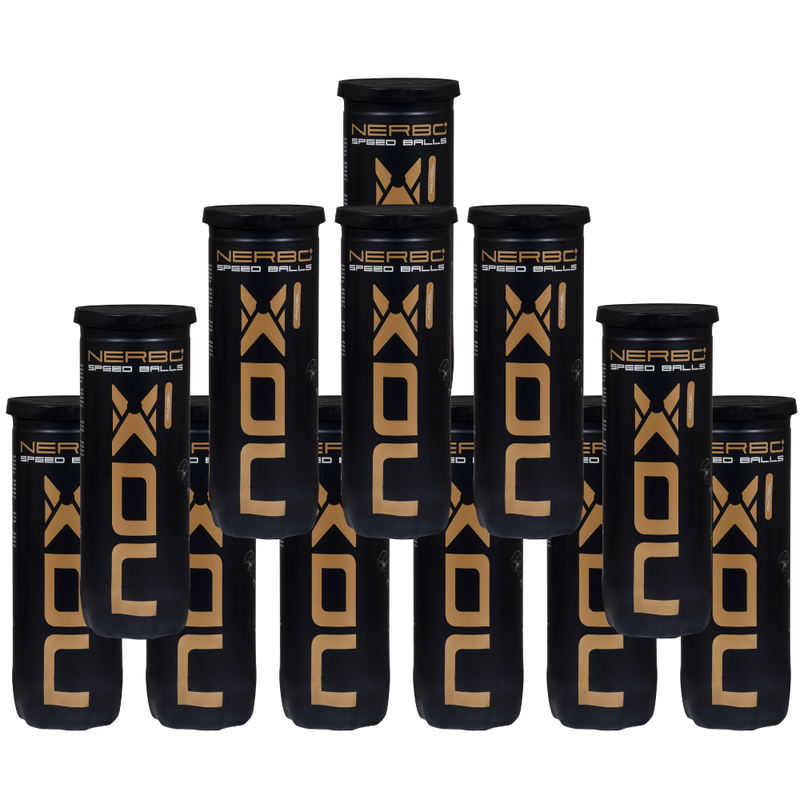Pack de 12 tubos de bolas Nox Nerbo+ Speed - Esprit Padel Shop