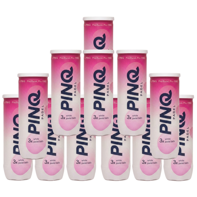 Pack de 12 balles PINQ Padel Blanc - Esprit Padel Shop
