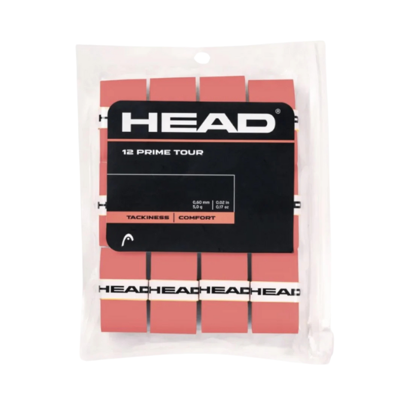 Pack de 12 Surgrips Head Prime Tour Saumon - Esprit Padel Shop