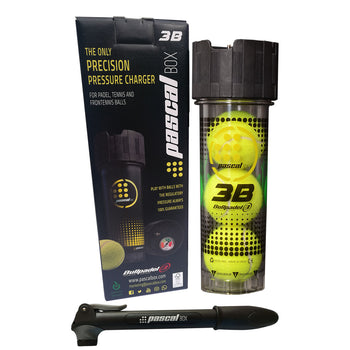Système de pressurisation de balles de padel 3 balles Pascal Box by Bullpadel - Esprit Padel Shop