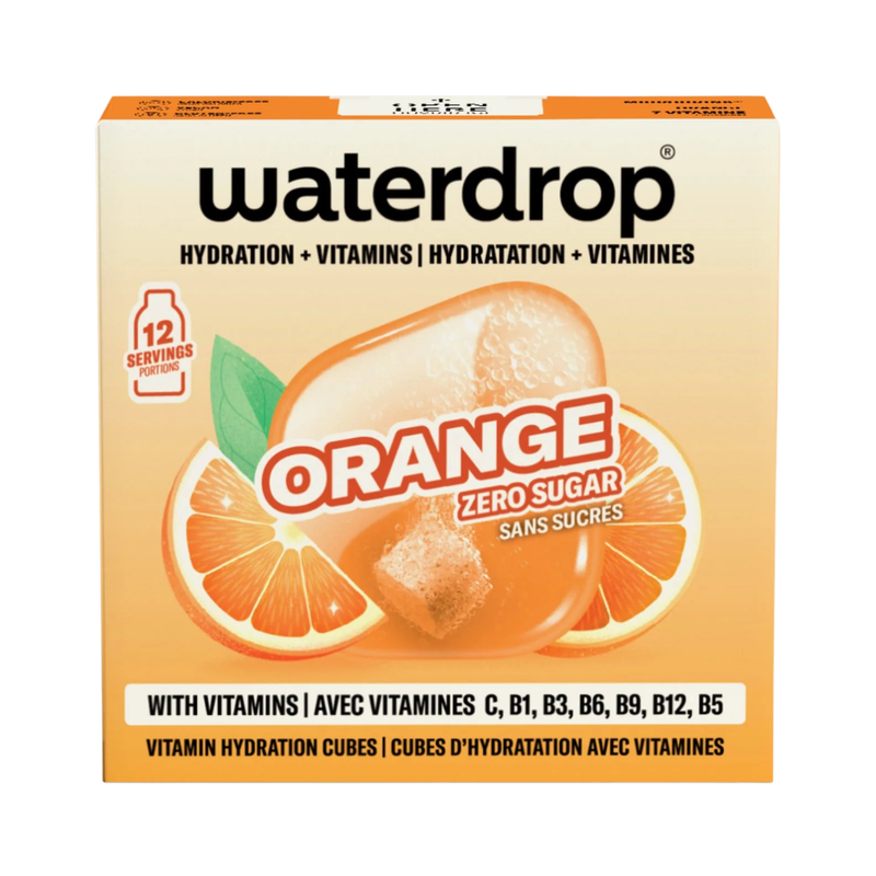 Pastilles d'hydratation Waterdrop Microdrink Orange x12 - Esprit Padel Shop