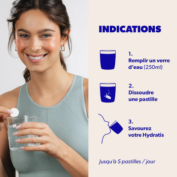 Pastilles d'hydratation Hydratis Fruits des bois - Esprit Padel Shop