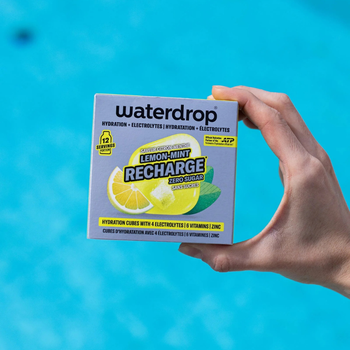 Pastilles d'hydratation Waterdrop Microlyte Citron Menthe x12 - Esprit Padel Shop