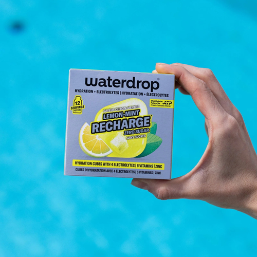 Pastilles d'hydratation Waterdrop Microlyte Citron Menthe x12 - Esprit Padel Shop