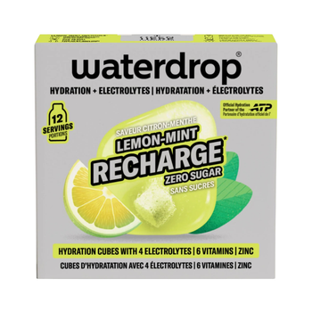 Pastilles d'hydratation Waterdrop Microlyte Citron Menthe x12 - Esprit Padel Shop