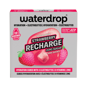 Pastilles d'hydratation Waterdrop Microlyte Fraise x12 - Esprit Padel Shop