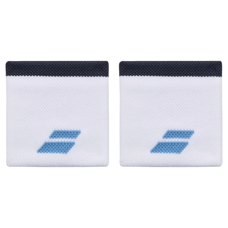Poignet Éponge Babolat Logo Blanc/Bleu 2025 - Esprit Padel Shop
