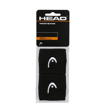 Poignets Éponge Head 2.5" Noir - Esprit Padel Shop