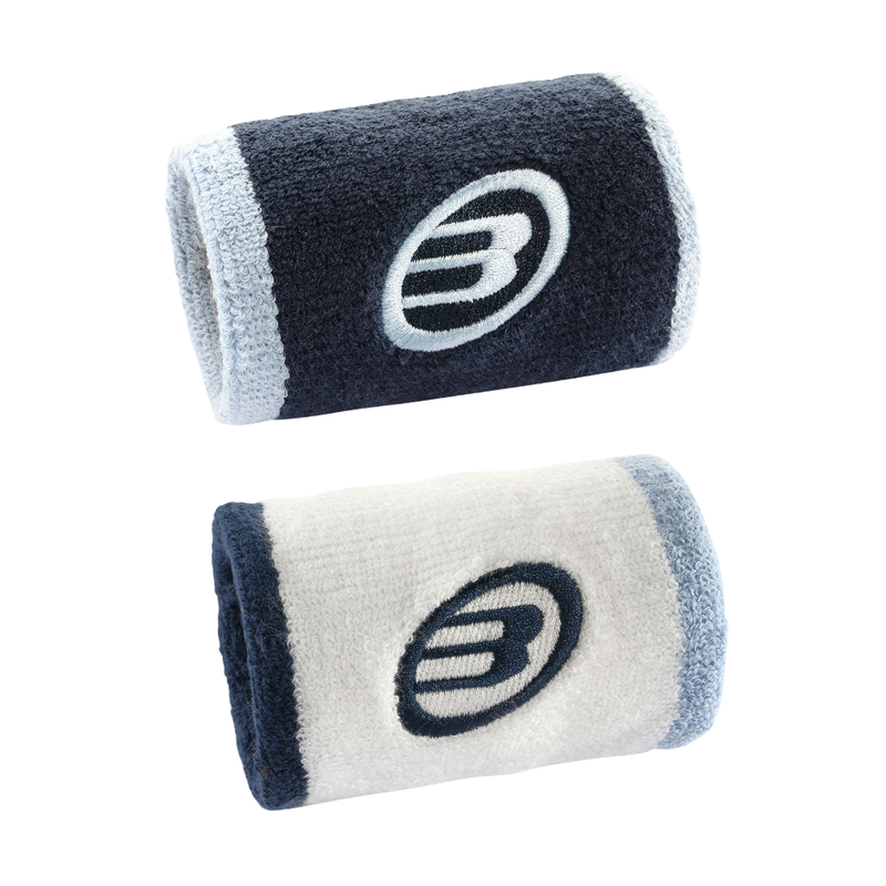 Poignets éponge Bullpadel BPMU 266 Bleu/Blanc | Esprit Padel Shop