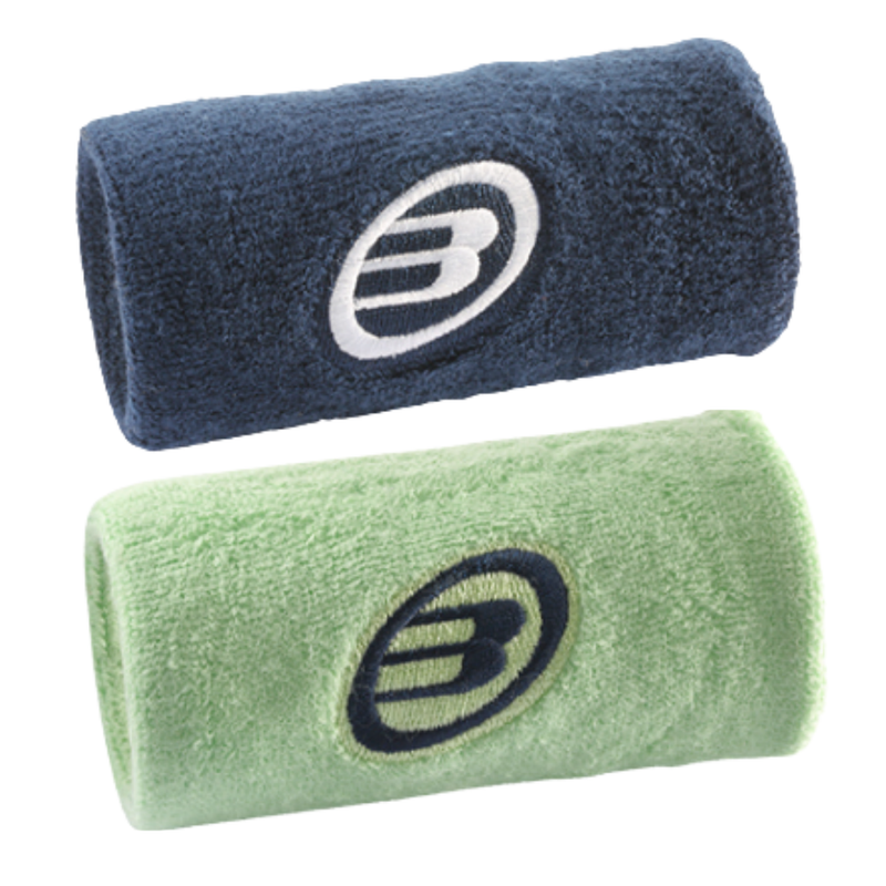 Poignets éponge Bullpadel BPMU 262 Bleu/Vert | Esprit Padel Shop
