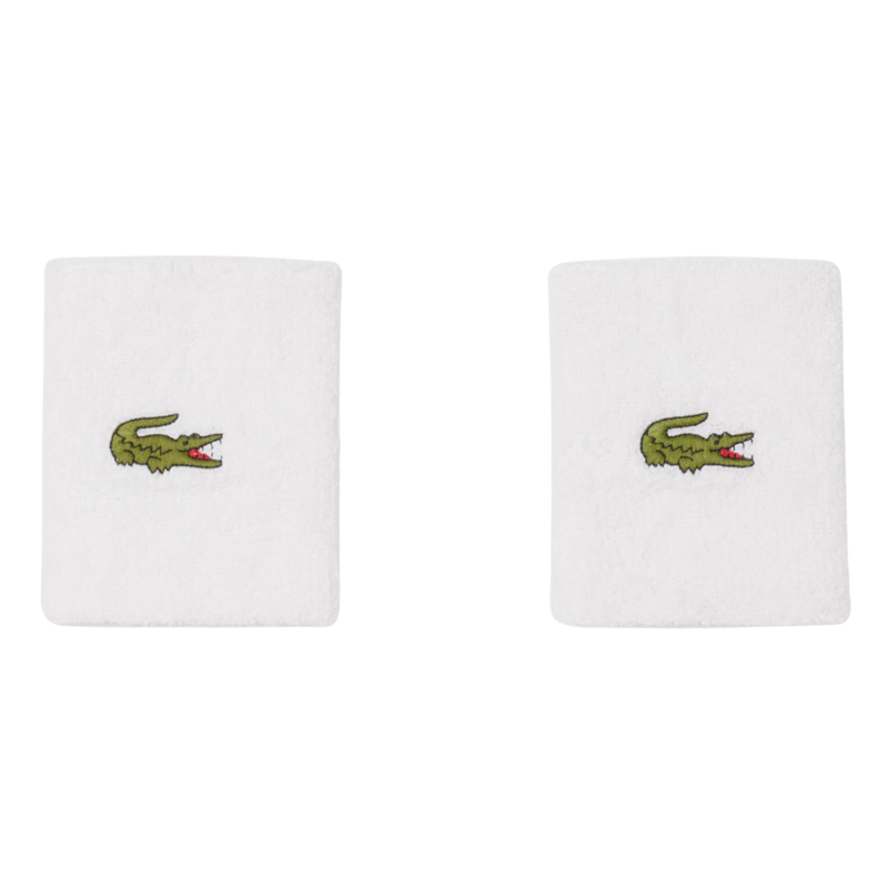 Polsini in spugna Lacoste Sport Jersey Stretch Bianco - Esprit Padel Shop