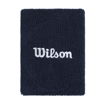 Poignets Éponge Wilson Wide Terry Bleu Marine x2 - Esprit Padel Shop