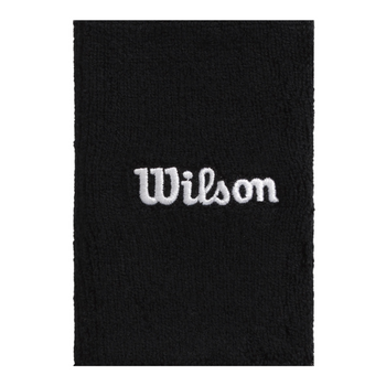 Wilson Wide Terry Black Wristbands x2 - Esprit Padel Shop